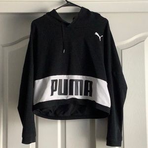 Puma cropped hoodie